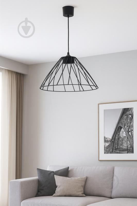 Светильник подвесной LIGHT SET KOSA 1x/GX53 черный - фото 2