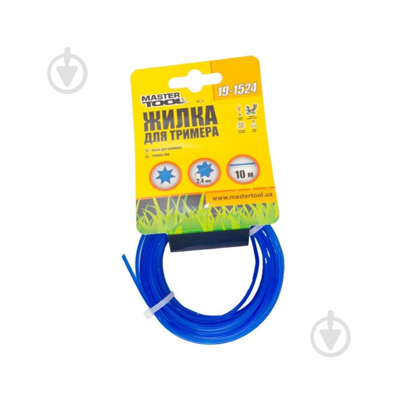 Жилка для тримера MasterTool 2,4 мм 10 м (19-1524) - фото 1