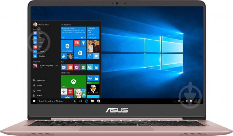 Ноутбук Asus ZenBook UX410UA-GV349T 14" (90NB0DL4-M07220) rose gold - фото 1