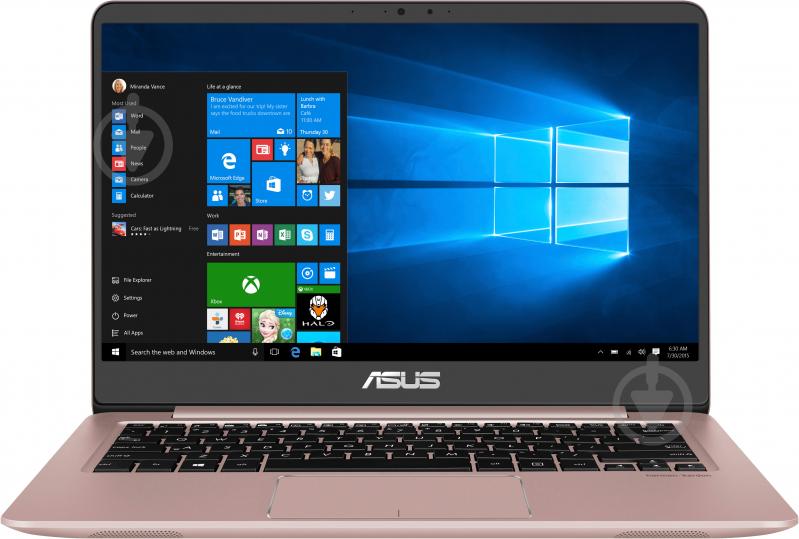 Ноутбук Asus ZenBook UX410UA-GV349T 14" (90NB0DL4-M07220) rose gold - фото 5