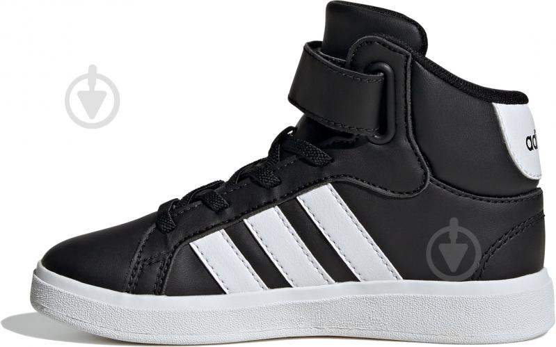 Кроссовки детские демисезонные Adidas GRAND COURT MID K IE3863 р.37 1/3 черные - фото 2