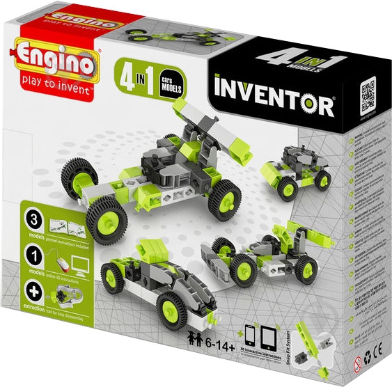 Конструктор Engino Inventor 4 в 1 Автомобили 0431 - фото 5