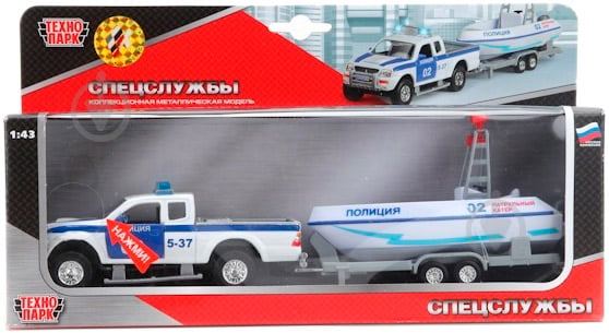 Игровой набор Technopark 1:43 Водная полиция SL767WB-SB-PP - фото 2