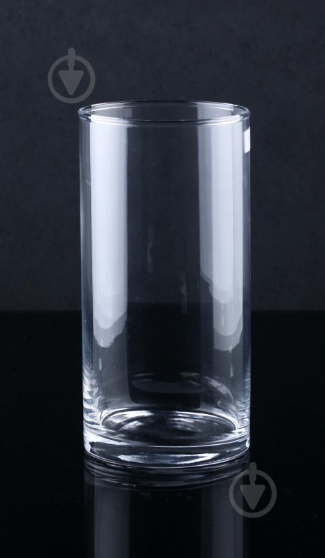 Ваза стеклянная 20х10 20 см прозрачная - фото 2