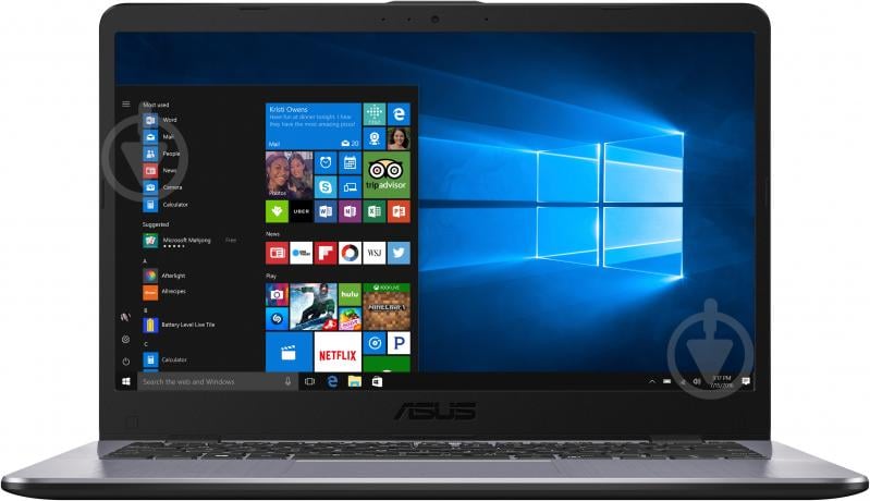 Ноутбук Asus VivoBook X405UQ-BM176 14" (90NB0FN8-M02570) dark grey - фото 5