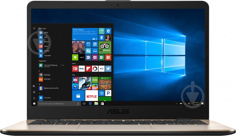 Ноутбук Asus VivoBook X405UQ-BM180 14" (90NB0FN9-M02630) golden - фото 5