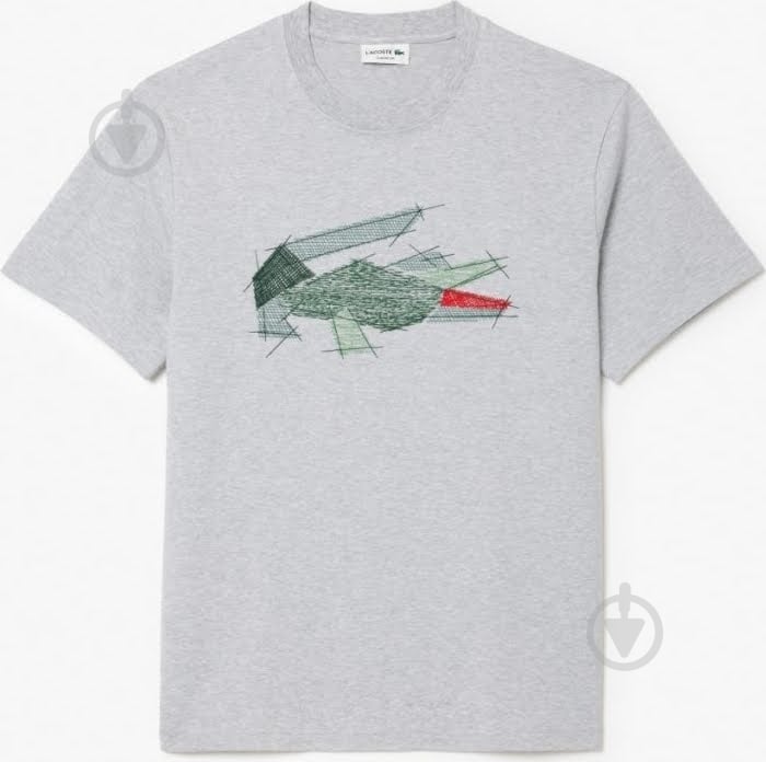 Футболка Lacoste TH3603-CCA р.р.5 серый - фото 1