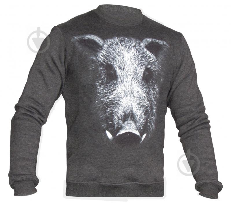 Свитшот P1G Winter Sweatshirt Born To Hunt р. XL графит - фото 1