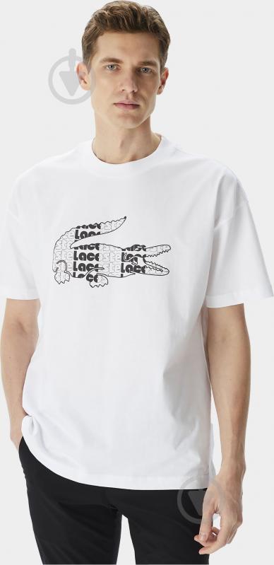 Футболка Lacoste TH0415-001 р.р.6 белый - фото 1 Футболка Lacoste TH0415-001 р.р.6 белый - фото 1