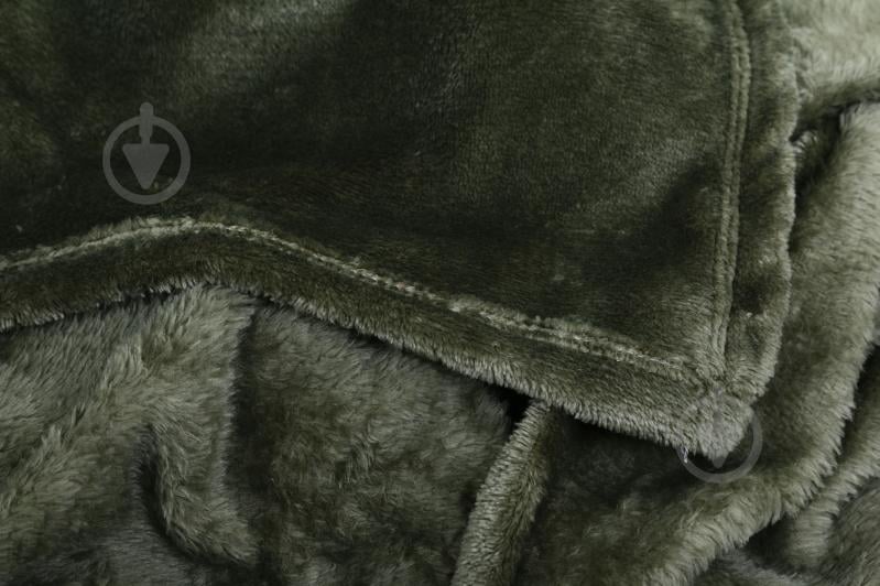 Плед Solid Deep Green 160x200 см зеленый La Nuit - фото 2