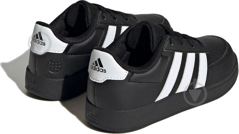 Кроссовки детские демисезонные Adidas BREAKNET 2.0 K HP8961 р.38 2/3 черные - фото 4