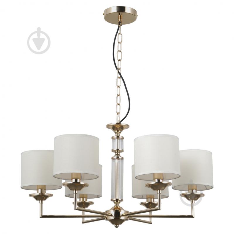 ВИТРИНА! Люстра Victoria Lighting 6x40 Вт E14 золотой Madlen/PL6 gold - фото 1