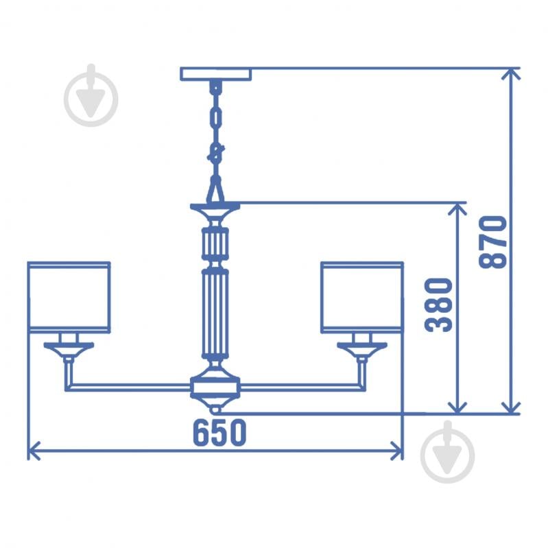 ВИТРИНА! Люстра Victoria Lighting 6x40 Вт E14 золотой Madlen/PL6 gold - фото 3