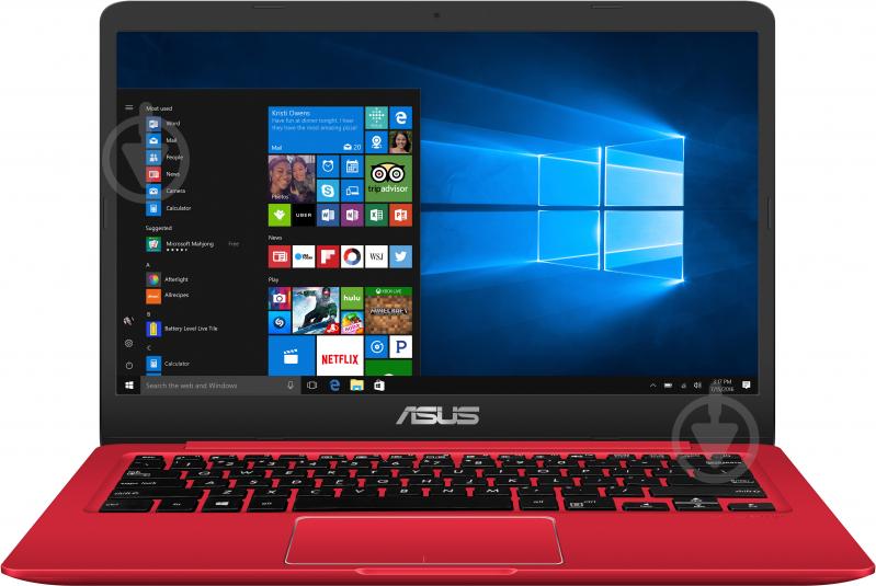 Ноутбук Asus VivoBook X411UQ-EB093 14" (90NB0GE5-M01600) red - фото 2