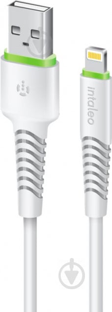 Кабель Intaleo USB – Apple Lightning 0,2 м білий - фото 1