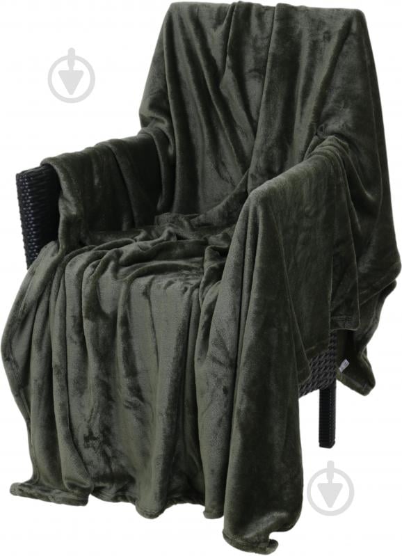 Плед Solid Deep Green 200x220 см зелений La Nuit - фото 1 Плед Solid Deep Green 200x220 см зелений La Nuit - фото 1