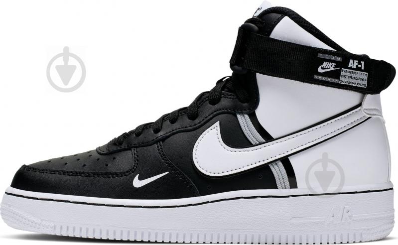 Кроссовки для мальчиков Nike AIR FORCE 1 HIGH LV8 2 (GS) CI2164-010 р.36 черные - фото 5