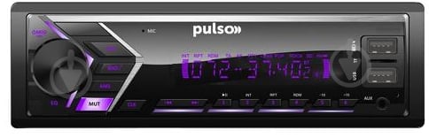 Автомагнитола PULSO RGB, USB, FM, RCA, LCD (P110111) - фото 1