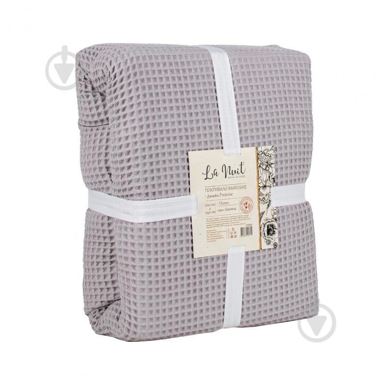 Покрывало PORPOISE 220x240 см La Nuit тауп - фото 2 Покрывало PORPOISE 220x240 см La Nuit тауп - фото 2