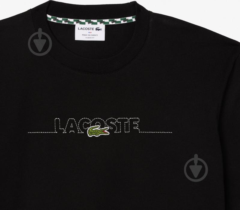 Футболка Lacoste TH3836-031 р.р.6 черный - фото 5 Футболка Lacoste TH3836-031 р.р.6 черный - фото 5
