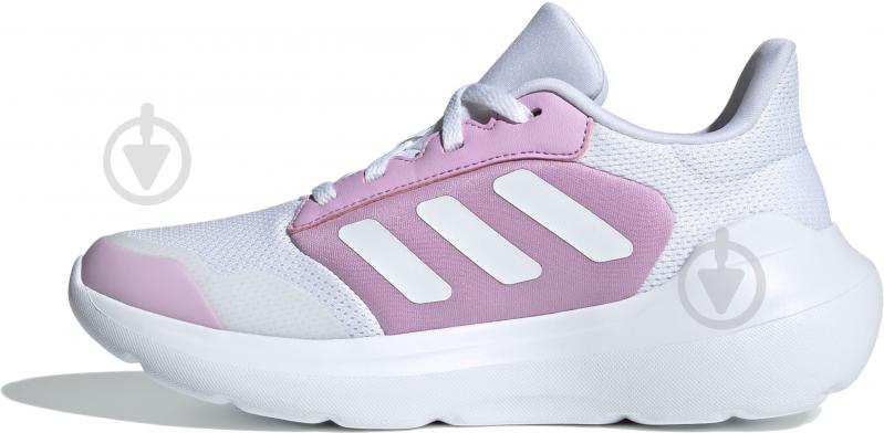 Кросівки для дівчаток Adidas TENSAUR RUN 3.0 J IE3547 р.35,5 білі із рожевим - фото 2