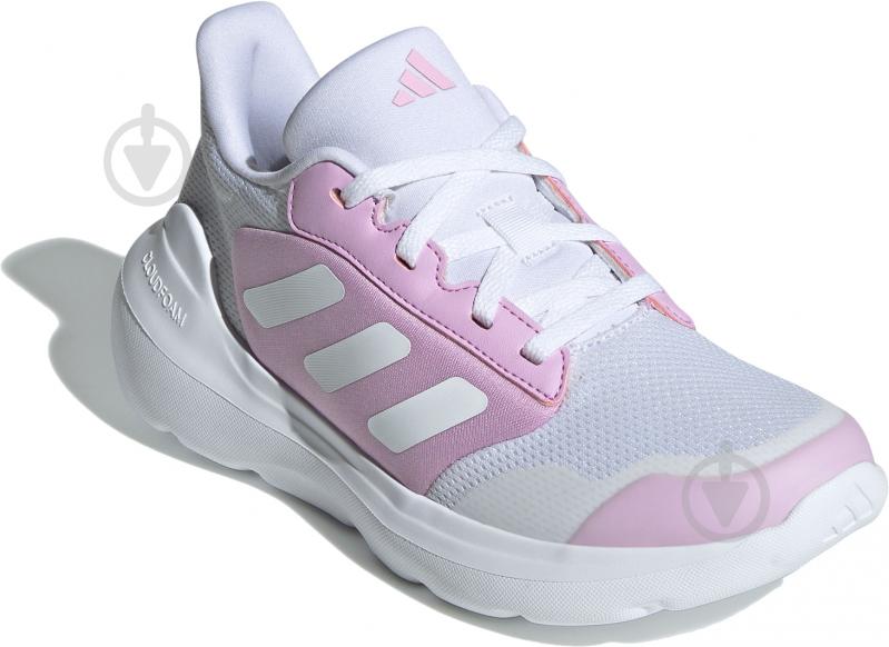 Кросівки для дівчаток Adidas TENSAUR RUN 3.0 J IE3547 р.35,5 білі із рожевим - фото 3