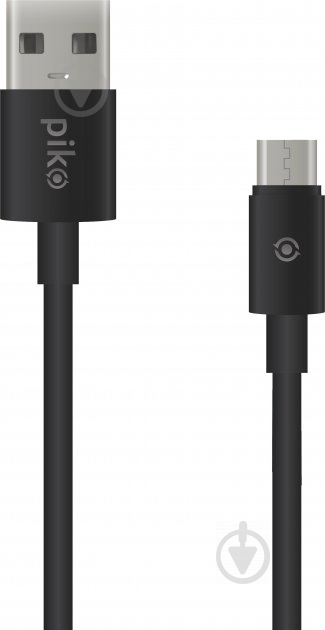 Кабель Piko CB-UM11 USB – microUSB 1,2 м черный - фото 1