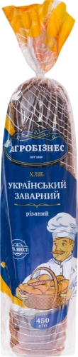 Хлеб Агробізнес Украинский заварной резаный 450 г - фото 1