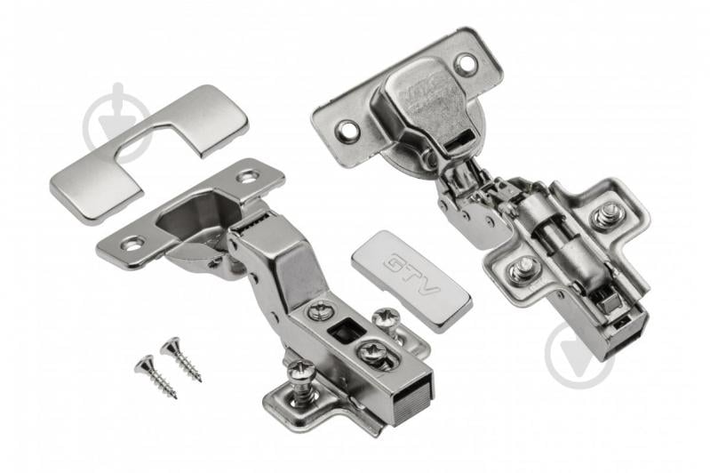 Петля внутренняя GTV 102° CLIP ON с доводчиком ZM-ECHC07BEO - фото 1