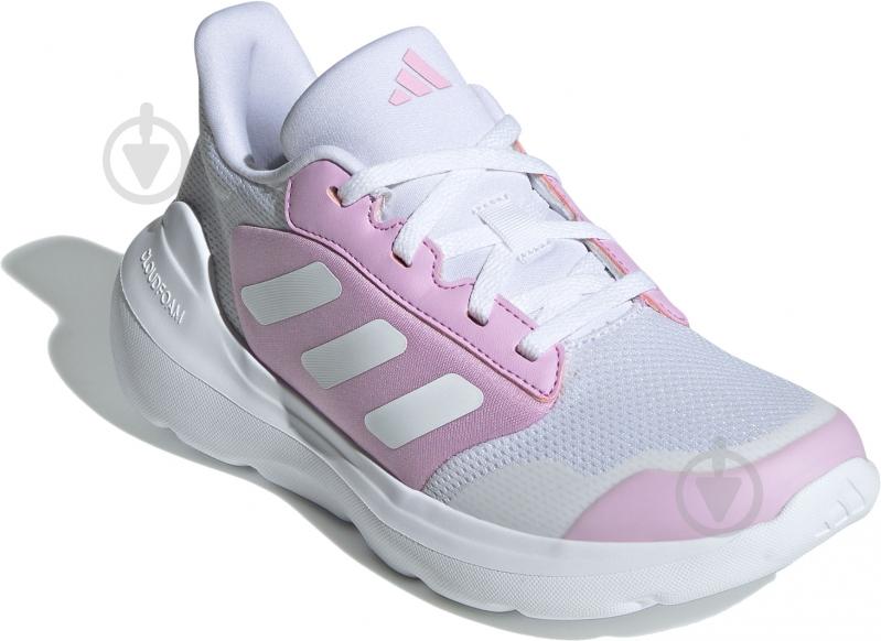 Кроссовки для девочек Adidas TENSAUR RUN 3.0 J IE3547 р.36 белые с розовым - фото 3