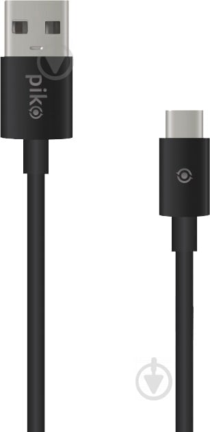 Кабель Piko USB Type-C – USB 2 м черный CB-UT12 - фото 1