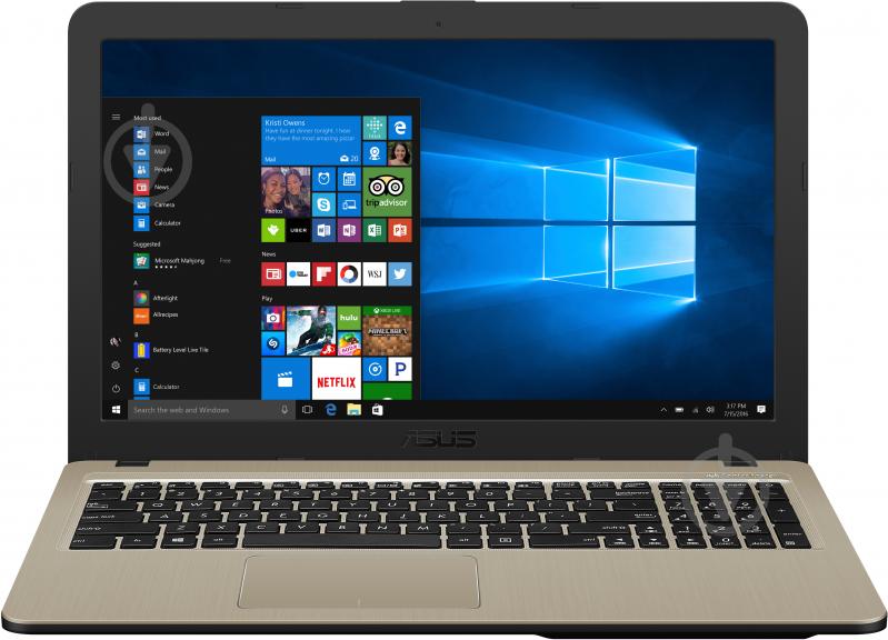 Ноутбук Asus VivoBook X540NV-GQ007 15,6" (90NB0HM1-M00130) chocolate black - фото 2