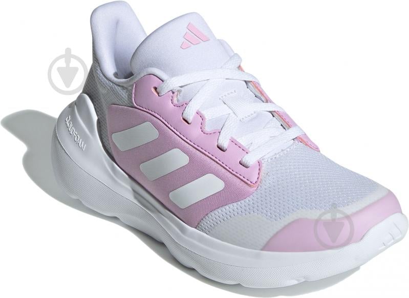 Кросівки для дівчаток Adidas TENSAUR RUN 3.0 J IE3547 р.38 2/3 білі із рожевим - фото 3