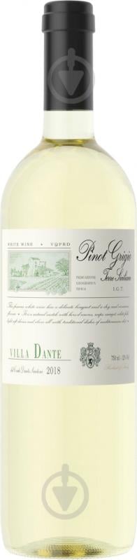 Вино Villa Dante белое сухое Pinot Grigio IGT 12% 0,75 л - фото 1