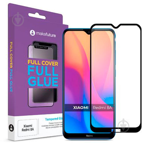 Захисне скло MakeFuture Full Cover Full Glue для Xiaomi Redmi 8A (MGF-XR8A) - фото 1