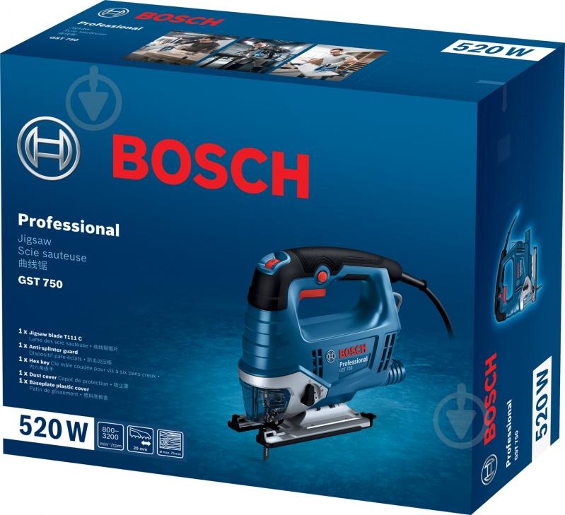 Електролобзик Bosch Professional GST 750 06015B4121 - фото 2