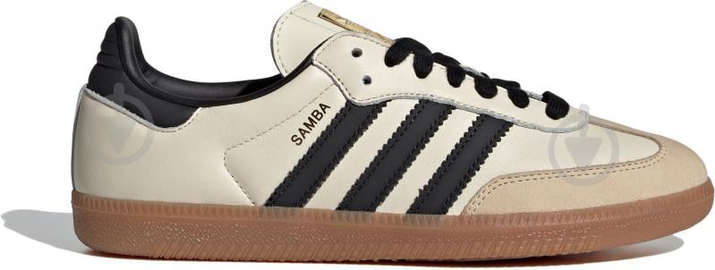 Кросівки жіночі демісезонні Adidas SAMBA OG W ID0478 р.36 2/3 бежеві - фото 1