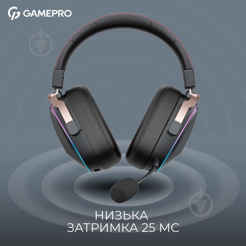 Гарнитура игровая GamePro HSW249B black (HSW249B) - фото 3