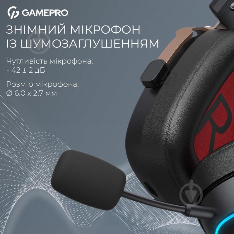 Гарнитура игровая GamePro HSW249B black (HSW249B) - фото 4