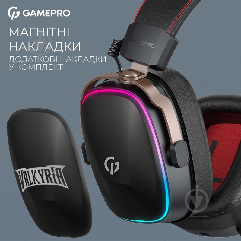 Гарнитура игровая GamePro HSW249B black (HSW249B) - фото 6