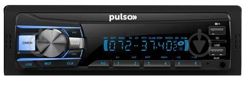 Автомагнитола PULSO RGB, USB, FM, RCA, LCD (P110611) - фото 1