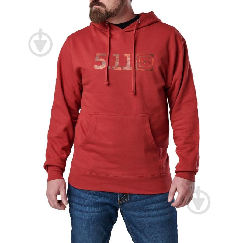 Худі 5.11 Tactical "TOPO LEGACY HOODIE" RED BOURBON 76174-125 р.M червоний - фото 1