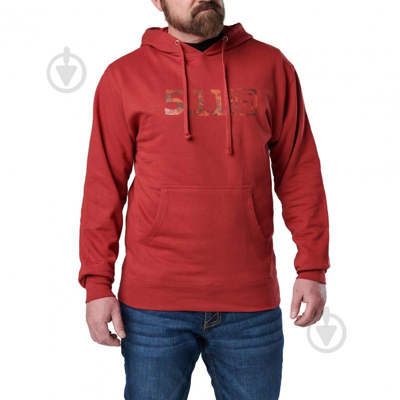 Худі 5.11 Tactical "TOPO LEGACY HOODIE" RED BOURBON 76174-125 р.M червоний - фото 3