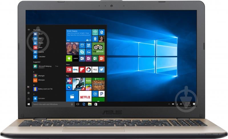 Ноутбук Asus VivoBook X542UF-DM028 15,6" (90NB0IJ3-M00360) gold - фото 1