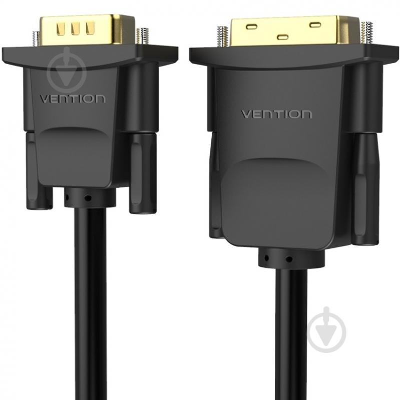 Кабель Vention DVI M (24+1) - VGA M 1,5 м черный (EABBG) - фото 4