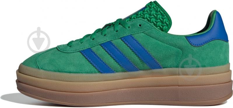 Кроссовки женские демисезонные Adidas GAZELLE BOLD W IE1370 р.36 2/3 зеленые - фото 2