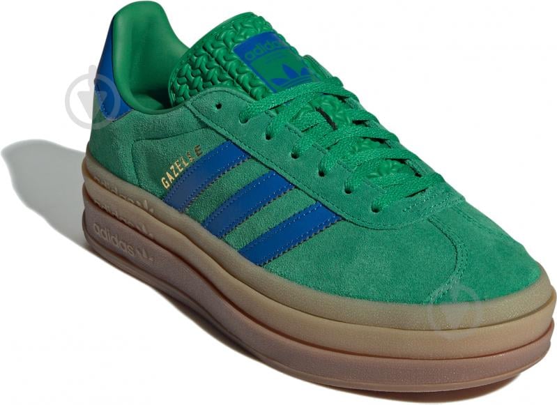 Кроссовки женские демисезонные Adidas GAZELLE BOLD W IE1370 р.36 2/3 зеленые - фото 3