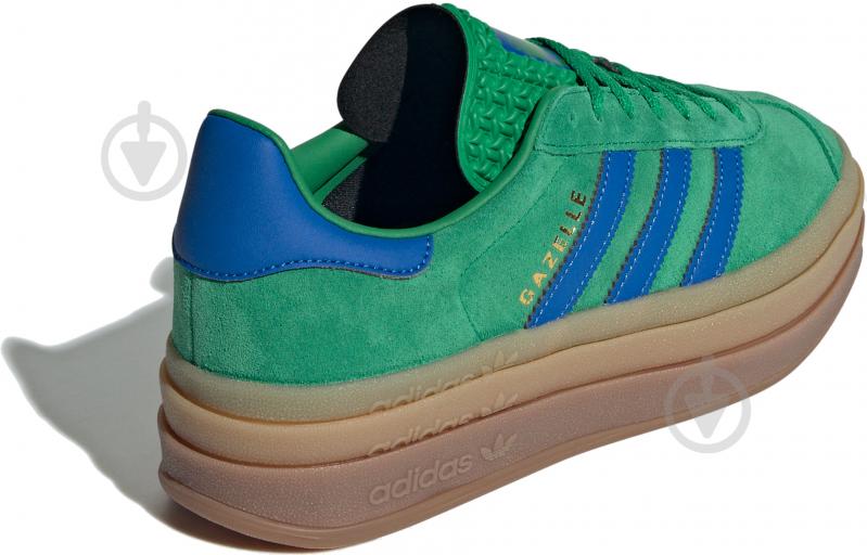 Кроссовки женские демисезонные Adidas GAZELLE BOLD W IE1370 р.36 2/3 зеленые - фото 4