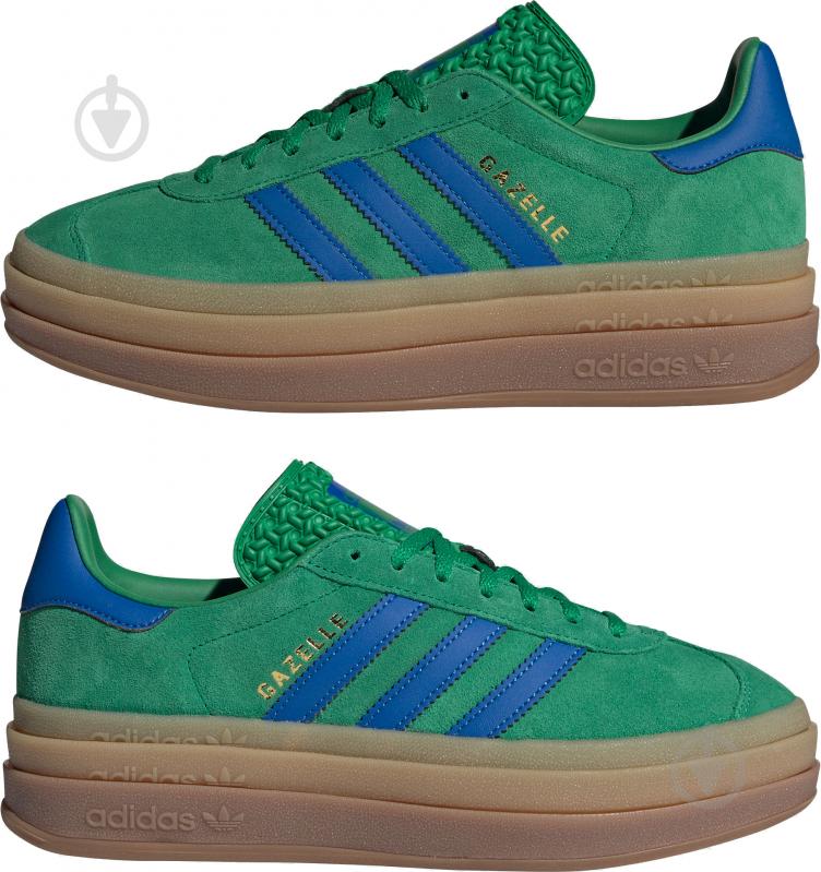 Кроссовки женские демисезонные Adidas GAZELLE BOLD W IE1370 р.36 2/3 зеленые - фото 5