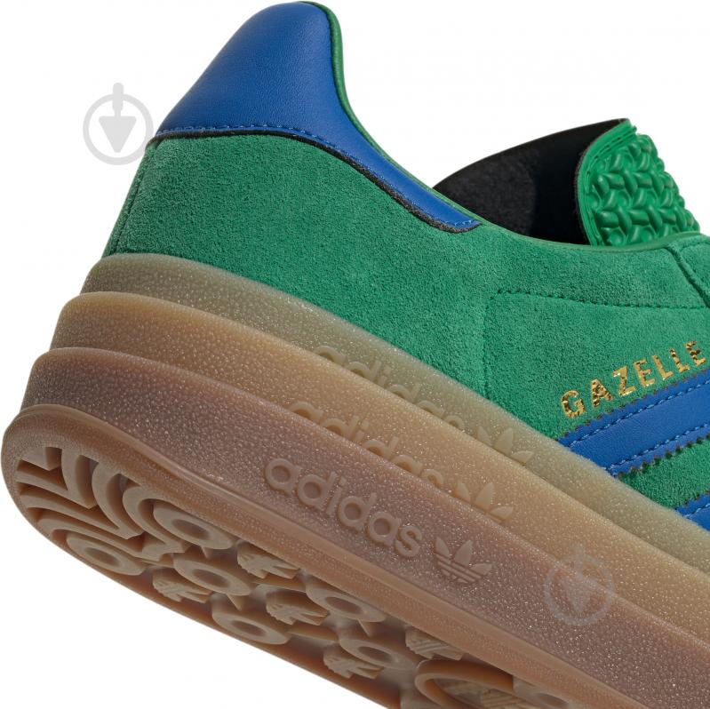 Кроссовки женские демисезонные Adidas GAZELLE BOLD W IE1370 р.36 2/3 зеленые - фото 7